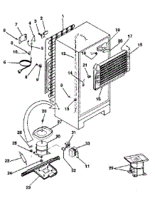 Unit parts for Kenmore Refrigerator 253.9308211 (2539308211, 253 9308211) from AppliancePartsPros.com