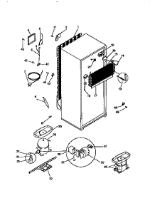 Unit Parts parts for Kenmore Refrigerator 253.9363090 (2539363090, 253 9363090) from AppliancePartsPros.com