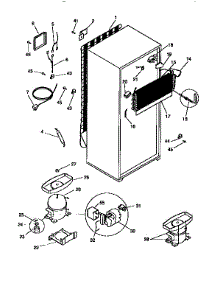 Unit Parts parts for Kenmore Refrigerator 253.9366081 (2539366081, 253 9366081) from AppliancePartsPros.com