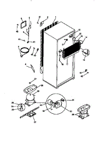 Unit Parts parts for Kenmore Refrigerator 253.9366110 (2539366110, 253 9366110) from AppliancePartsPros.com