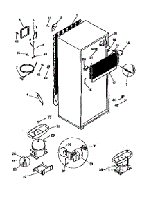 Unit Parts parts for Kenmore Refrigerator 253.9366211 (2539366211, 253 9366211) from AppliancePartsPros.com