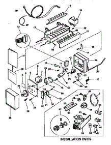 Icemaker parts for Kenmore Refrigerator 253.9366721 (2539366721, 253 9366721) from AppliancePartsPros.com