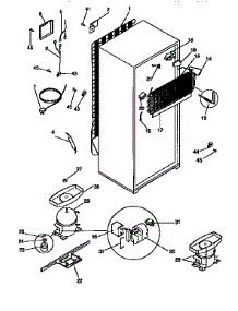 Unit Parts parts for Kenmore Refrigerator 253.9368011 (2539368011, 253 9368011) from AppliancePartsPros.com