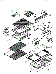 Liner parts for Kenmore Refrigerator 253.9368080 (2539368080, 253 9368080) from AppliancePartsPros.com
