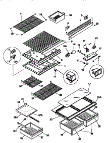 Liner parts for Kenmore Refrigerator 253.9368700 (2539368700, 253 9368700) from AppliancePartsPros.com