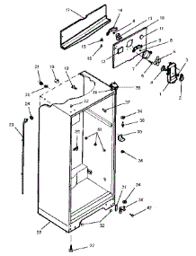 Liner parts for Kenmore Refrigerator 253.9600164 (2539600164, 253 9600164) from AppliancePartsPros.com