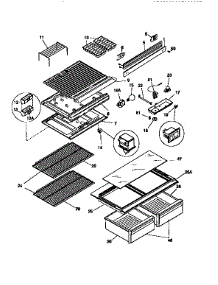 Liner parts for Kenmore Refrigerator 253.9658001 (2539658001, 253 9658001) from AppliancePartsPros.com
