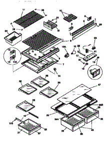 Liner parts for Kenmore Refrigerator 253.9658420 (2539658420, 253 9658420) from AppliancePartsPros.com