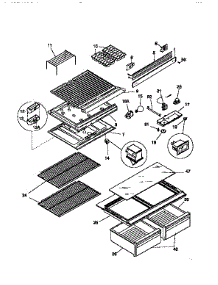 Liner parts for Kenmore Refrigerator 253.9668000 (2539668000, 253 9668000) from AppliancePartsPros.com