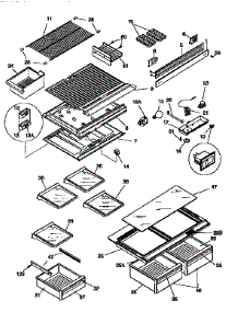 Liner parts for Kenmore Refrigerator 253.9668410 (2539668410, 253 9668410) from AppliancePartsPros.com