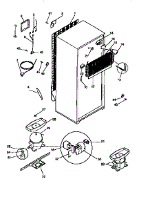 Unit Parts parts for Kenmore Refrigerator 253.9668410 (2539668410, 253 9668410) from AppliancePartsPros.com