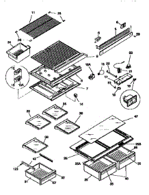 Liner parts for Kenmore Refrigerator 253.9758400 (2539758400, 253 9758400) from AppliancePartsPros.com