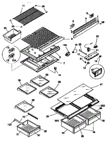 Liner parts for Kenmore Refrigerator 253.9758440 (2539758440, 253 9758440) from AppliancePartsPros.com