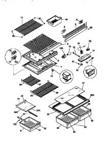 Liner parts for Kenmore Refrigerator 253.9768310 (2539768310, 253 9768310) from AppliancePartsPros.com
