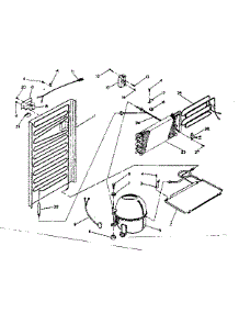 Unit parts for Kenmore Refrigerator 253.T14ZL (253T14ZL, 253 T14ZL) from AppliancePartsPros.com