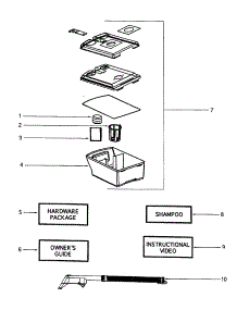 Recovery Tank parts for Eureka Carpet Cleaner 2565A from AppliancePartsPros.com