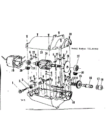 Motor Assembly Source 257.6003-B parts for Craftsman Gas Snowblower 2576003B from AppliancePartsPros.com