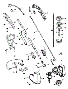 Replacement Parts parts for Craftsman Electric Line Trimmer 257796022 from AppliancePartsPros.com