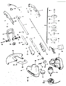 Drive Shaft And Head Assembly parts for Craftsman Gas Line Trimmer 257796030 from AppliancePartsPros.com