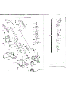 Exploded View parts for Craftsman Electric Line Trimmer 257796040 from AppliancePartsPros.com