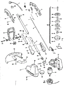 Replacement Parts parts for Craftsman Electric Line Trimmer 257796041 from AppliancePartsPros.com