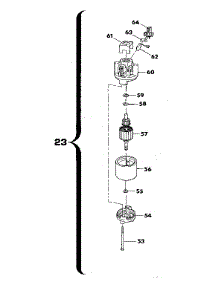 Motor Assembly parts for Craftsman Electric Line Trimmer 257798030 from AppliancePartsPros.com