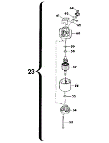 Motor Assembly parts for Craftsman Electric Line Trimmer 257798040 from AppliancePartsPros.com