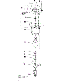Motor Assembly parts for Craftsman Electric Line Trimmer 257798200 from AppliancePartsPros.com