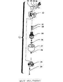 Motor Assembly parts for Craftsman Central Air Conditioner 257798841 from AppliancePartsPros.com
