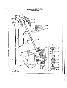 Replacement Parts parts for Craftsman Electric Line Trimmer 257799730 from AppliancePartsPros.com