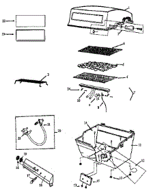 Grill Assembly parts for Craftsman Gas Grill 2581020330 from AppliancePartsPros.com
