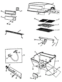 Grill Head parts for Craftsman Gas Grill 2581040330 from AppliancePartsPros.com