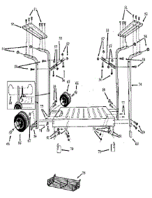 Main Frame parts for Kenmore Gas Grill 258.10557 (25810557, 258 10557) from AppliancePartsPros.com