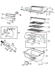Grill And Burner parts for Craftsman Gas Grill 2581062390 from AppliancePartsPros.com