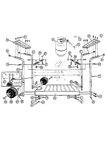 Main Frame parts for Craftsman Gas Grill 2581062710 from AppliancePartsPros.com