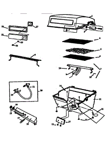 Grill Head Parts parts for Craftsman Gas Grill 2581530130 from AppliancePartsPros.com