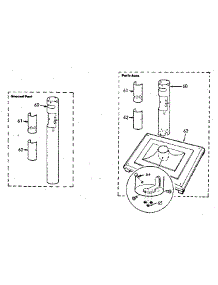 Ground Post & Patio Base parts for Craftsman Gas Grill 2581550200 from AppliancePartsPros.com