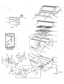 Grill And Burner Assembly parts for Kenmore Gas Grill 258.1560100 (2581560100, 258 1560100) from AppliancePartsPros.com