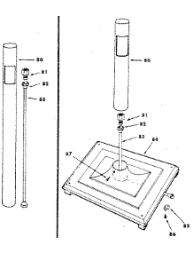 Post And Patio Base parts for Craftsman Gas Grill 2582317850 from AppliancePartsPros.com