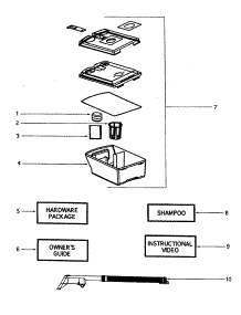Recovery Tank Assembly parts for Eureka Carpet Cleaner 2585AT from AppliancePartsPros.com
