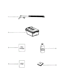 Hose And Recovery Tank parts for Eureka Carpet Cleaner 2586A from AppliancePartsPros.com