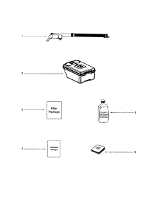 Hose / Recovery Tank parts for Eureka Carpet Cleaner 2586B from AppliancePartsPros.com