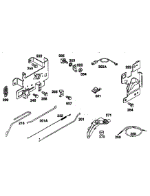 Governor Parts parts for Briggs & Stratton Lawn & Garden Engine 259700 TO 259799 (0102) from AppliancePartsPros.com