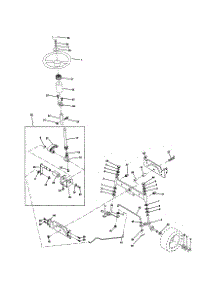Steering Assembly parts for Frigidaire Front-Engine Lawn Tractor 259720 from AppliancePartsPros.com
