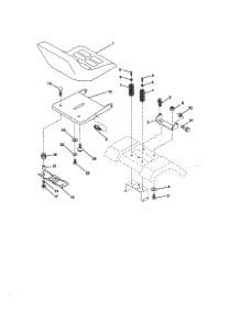 Seat Assembly parts for Frigidaire Front-Engine Lawn Tractor 259720 from AppliancePartsPros.com