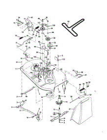 Mower parts for Frigidaire Front-Engine Lawn Tractor 259720 from AppliancePartsPros.com