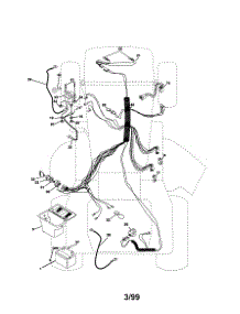 Electrical parts for Frigidaire Front-Engine Lawn Tractor 259721 from AppliancePartsPros.com