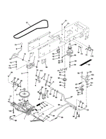 Drive parts for Frigidaire Front-Engine Lawn Tractor 259721 from AppliancePartsPros.com