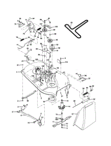 Mower parts for Frigidaire Front-Engine Lawn Tractor 259721 from AppliancePartsPros.com