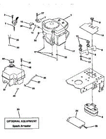 Engine parts for Craftsman Front-Engine Lawn Tractor 25991 from AppliancePartsPros.com